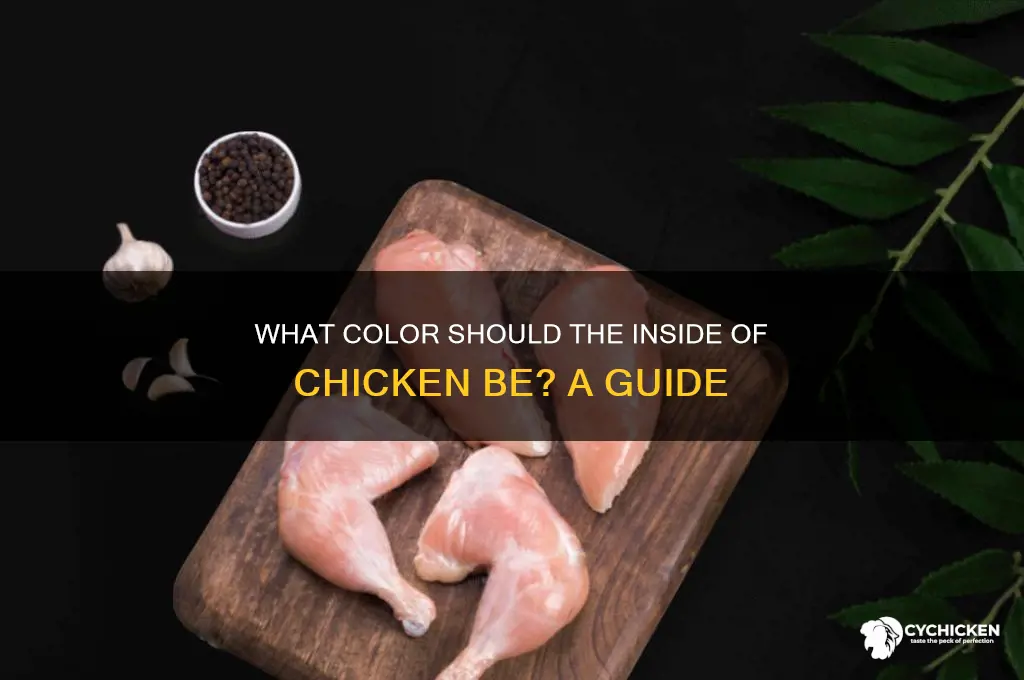 what color should inside of chicken be