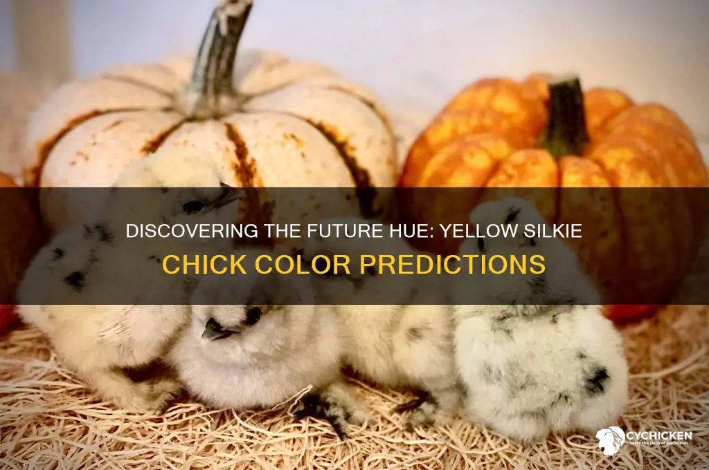 what color will yellow silkie chicks be