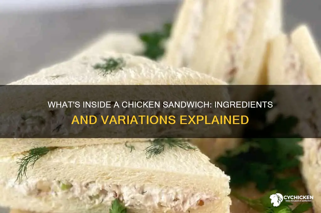 what comes in a chicken sandwich