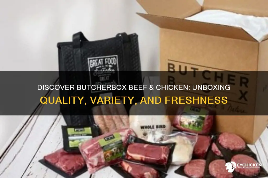what comes in butcherbox beef and chicken