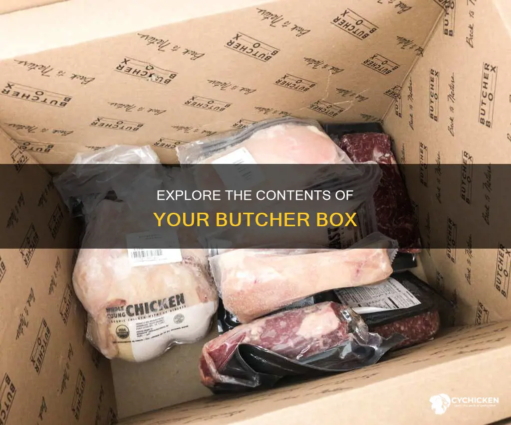 what comes in the beef and chicken butcher box