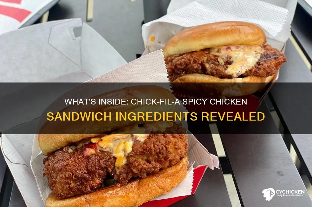 what comes on a chick fil a spicy chicken sandwich