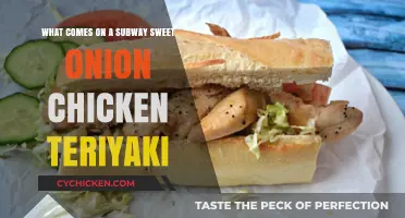 Sweet Onion Chicken Teriyaki: Subway's Signature Sandwich