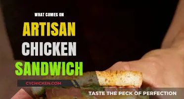 Discover the Delicious Toppings on an Artisan Chicken Sandwich