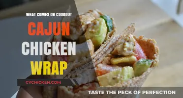 Discover the Delicious Ingredients in Cookout's Cajun Chicken Wrap