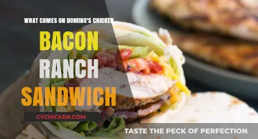 Discover Domino's Chicken Bacon Ranch Sandwich Ingredients and Flavors