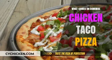 Discover the Toppings on Domino's Chicken Taco Pizza