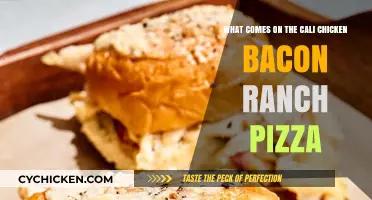 Chicken Bacon Ranch Pizza: Cali Style!
