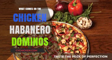 Domino's Chicken Habanero Pizza: Toppings, Flavors, and Spicy Details