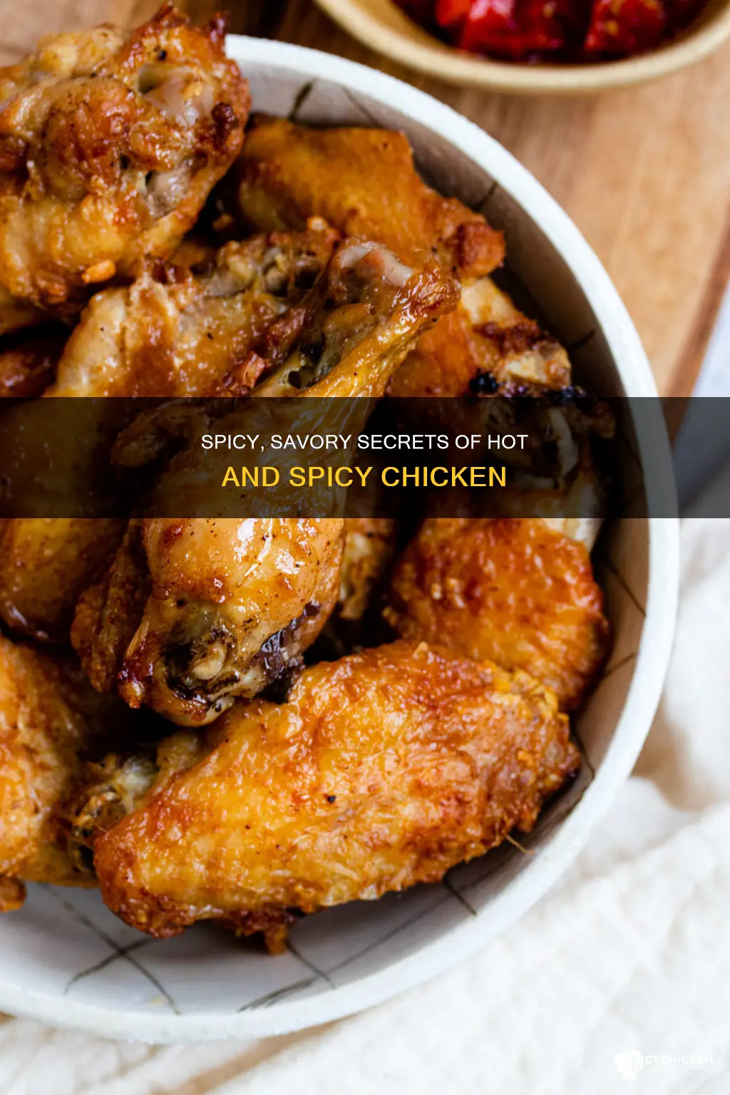 what comes on the chinese dish hot and spicy chicken