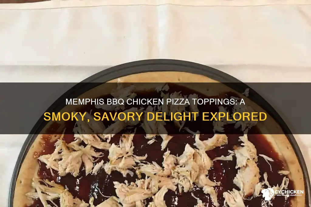 what comes on the memphis bbq chicken pizza