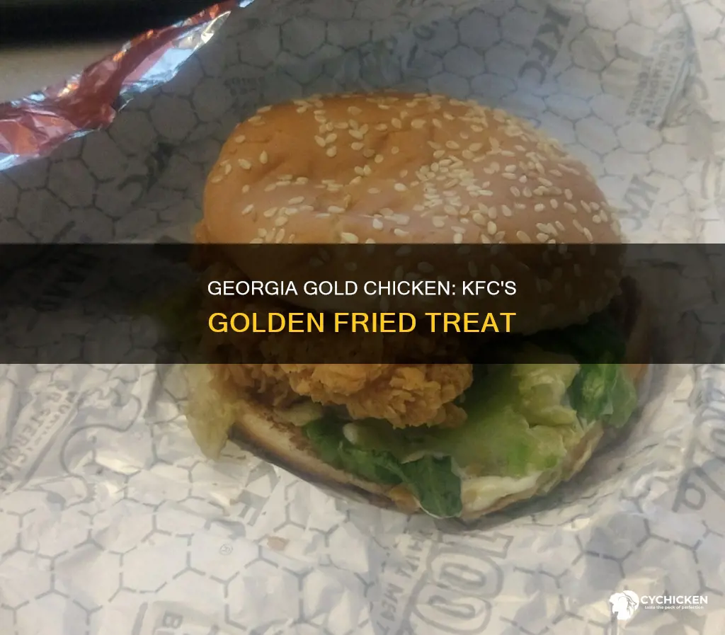 what comes with a georgia gold chicken meal at kfc