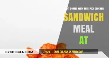 Spicy Chicken Sandwich Meal: Sides, Drinks, and Extras Included