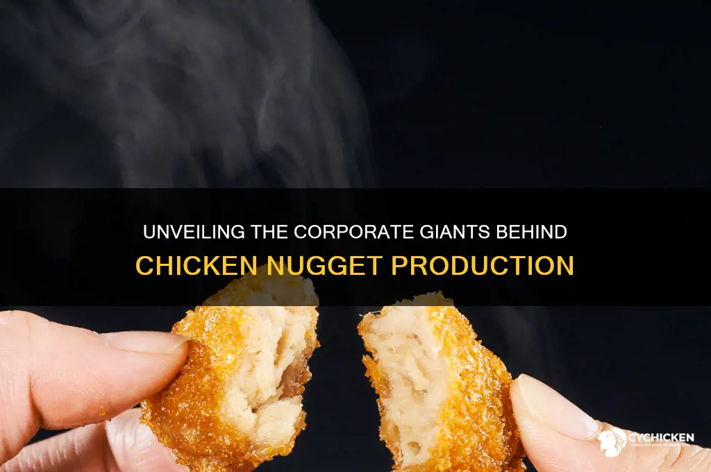 what companies control the production of chicken nuggets