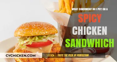 Spicy Chicken Sandwich: Pick Your Condiment Companion