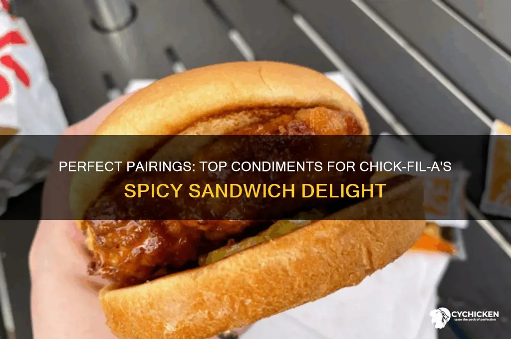 what condiment to out on chick fila soicy sandwich