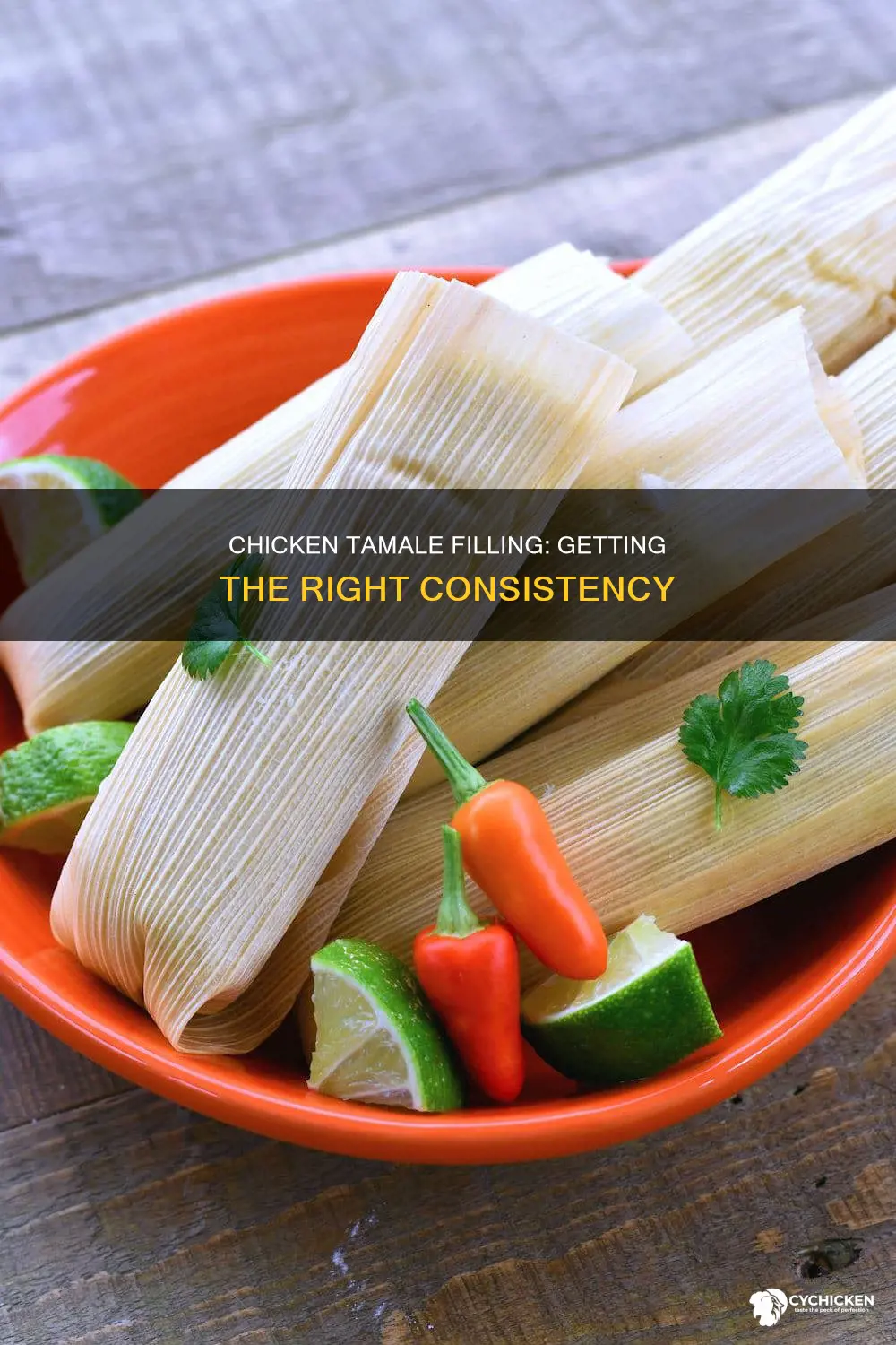 what consistency is chicken tamale filling supposed to be
