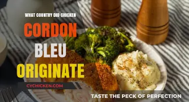 Unraveling the Mystery: Where Chicken Cordon Bleu Truly Originated