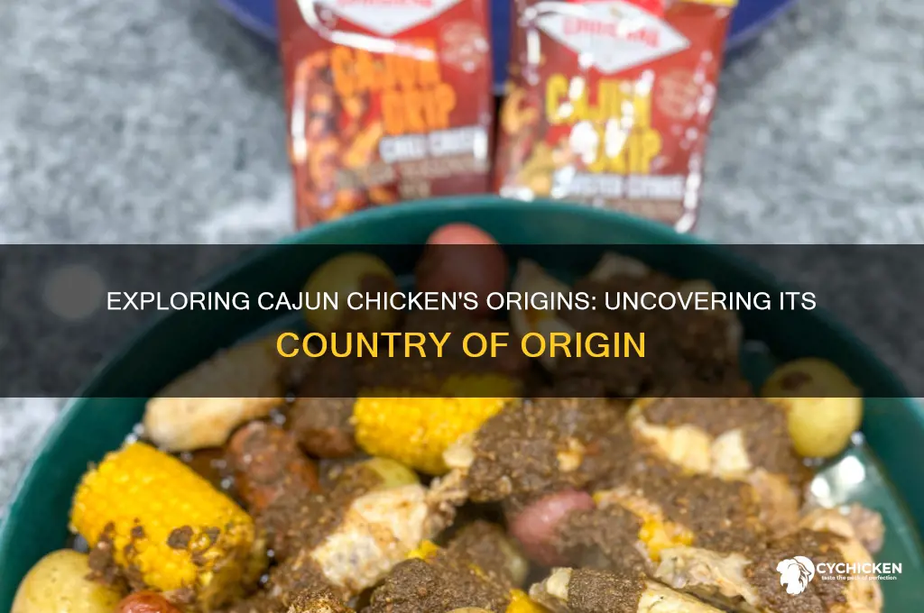 what country does cajun chicken come from
