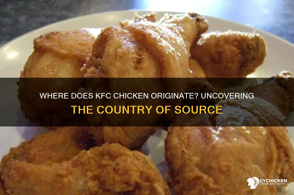 what country does kfc chicken come from