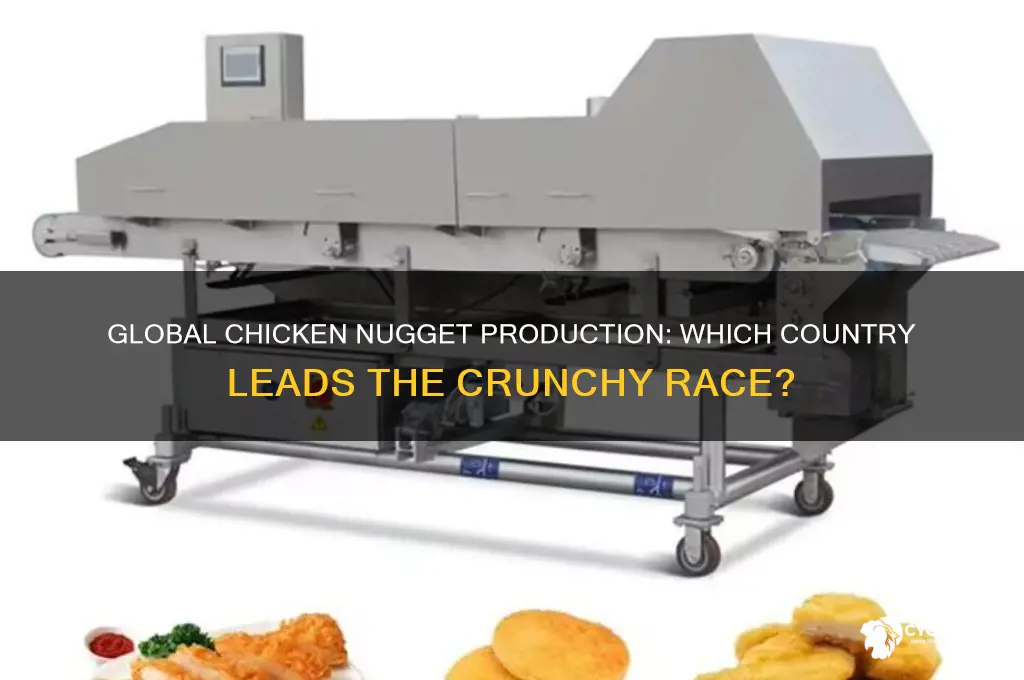what country produces the most chicken nuggets