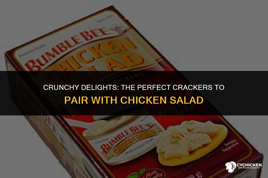 what crackers go with chicken salad