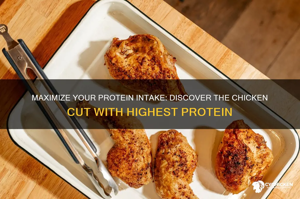 what cut of chicken has the most protein
