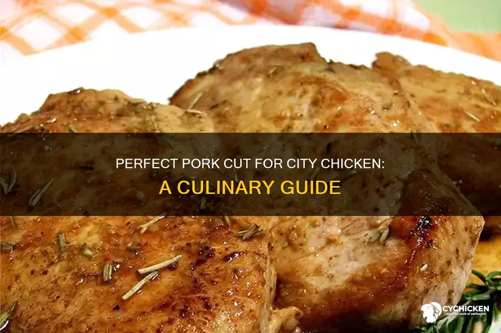 what cut of pork for city chicken