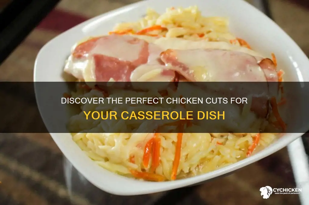 what cuts of chicken are in a casserole