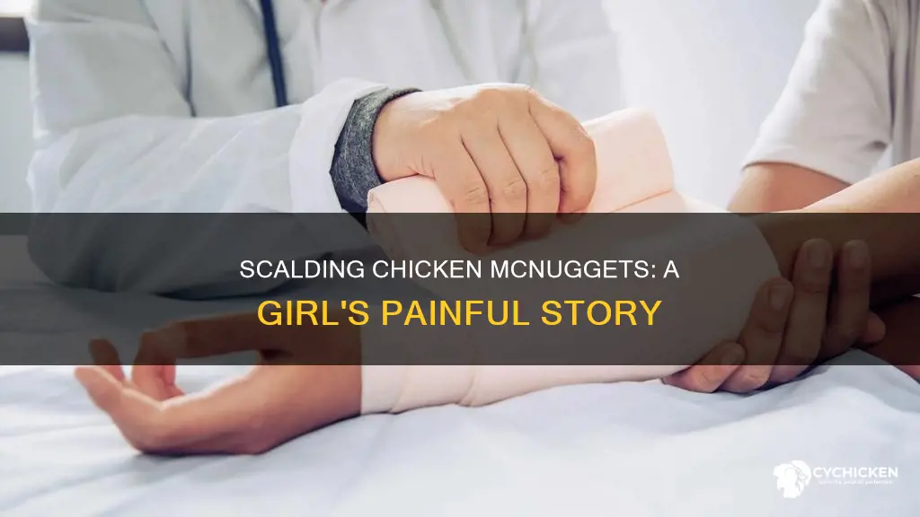 what damage was done the girl from scalding chicken mcnuggets