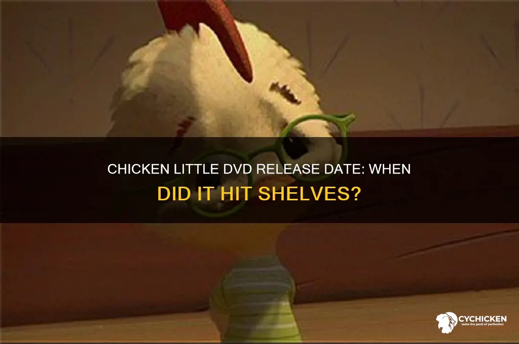 what day did chicken little come out dvd