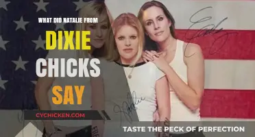 Natalie Maines' Shocking Statement: What Did the Dixie Chick Say?