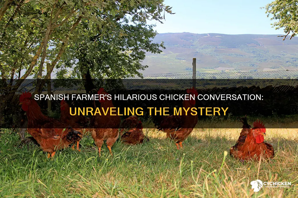 what did spanish farmer say to his chicken