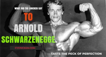 Cluck and Flex: The Chicken's Hilarious Message to Arnold Schwarzenegger