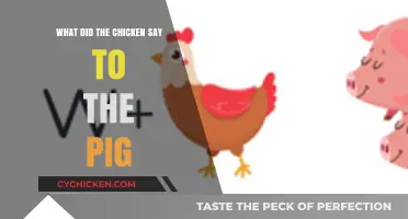 What Did the Chicken Say to the Pig? Unraveling the Farmyard Riddle