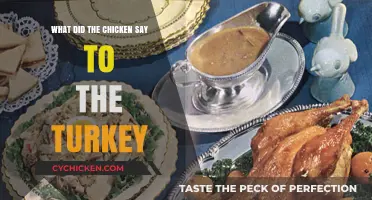 Cluck and Gobble: Decoding the Chicken's Witty Remark to the Turkey