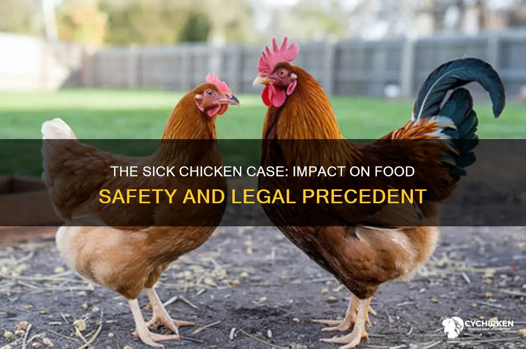 what did the sick chicken case do