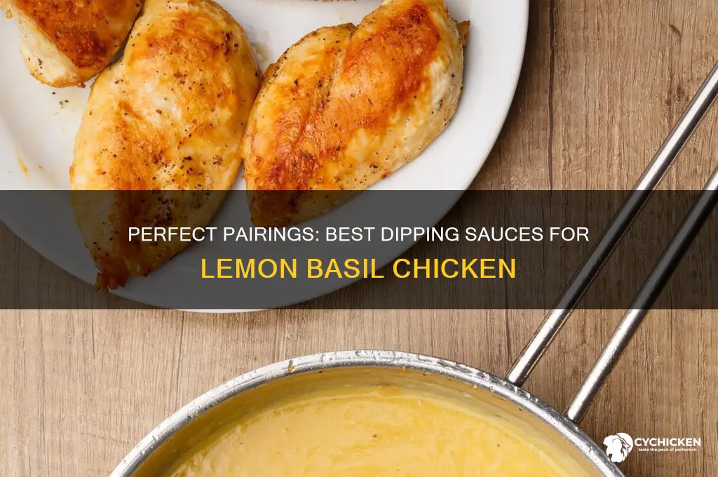 what dipping sauce goes well with lemon basil chicken