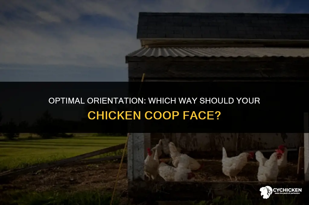 what direction should a chicken coop face