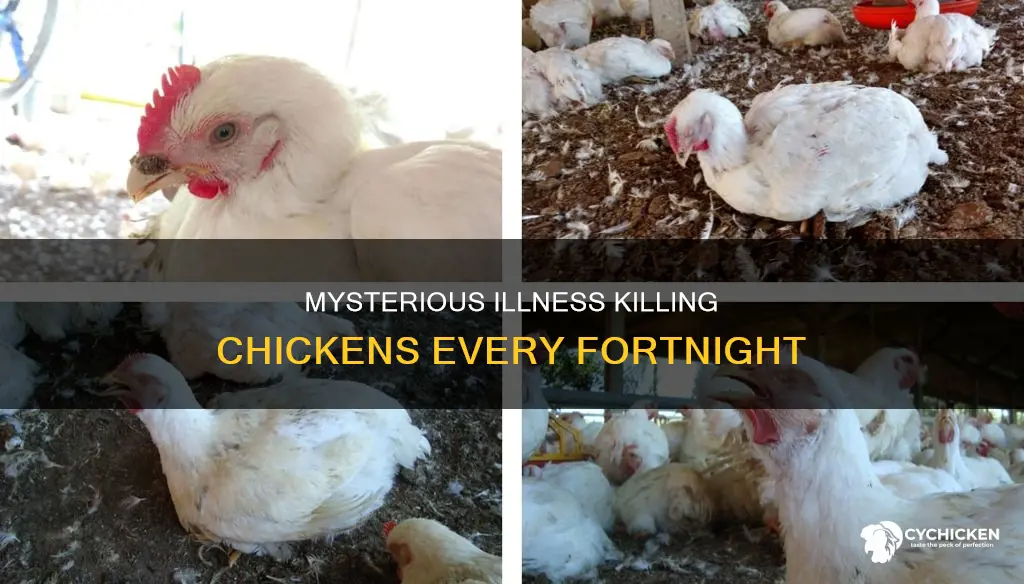 what disease would kill 1 chicken every 15 days