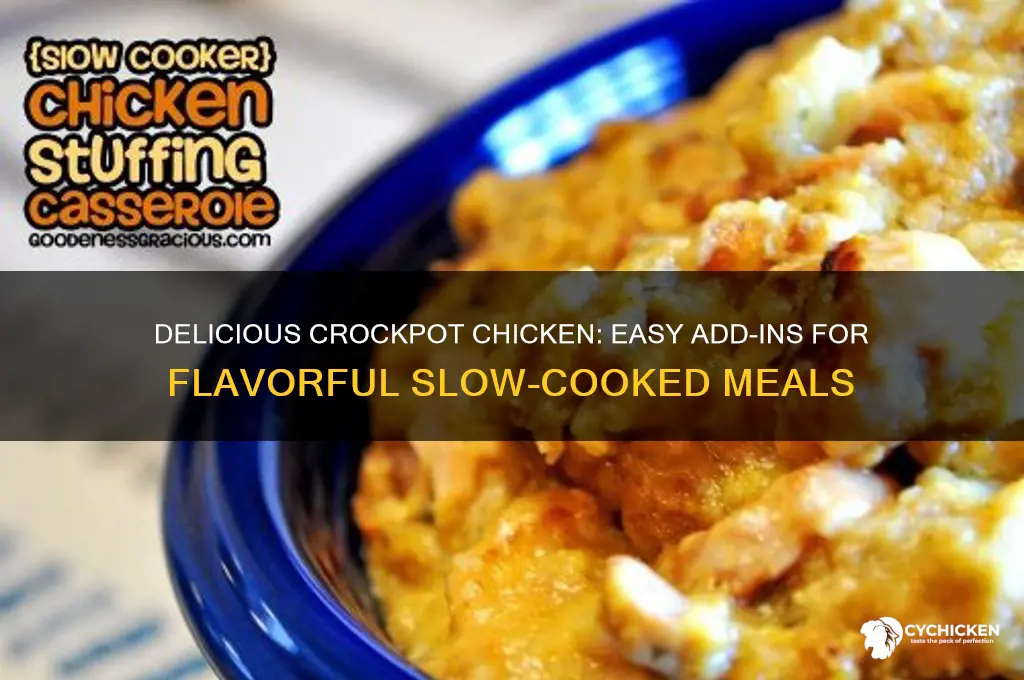 what do add to chicken in crockpot