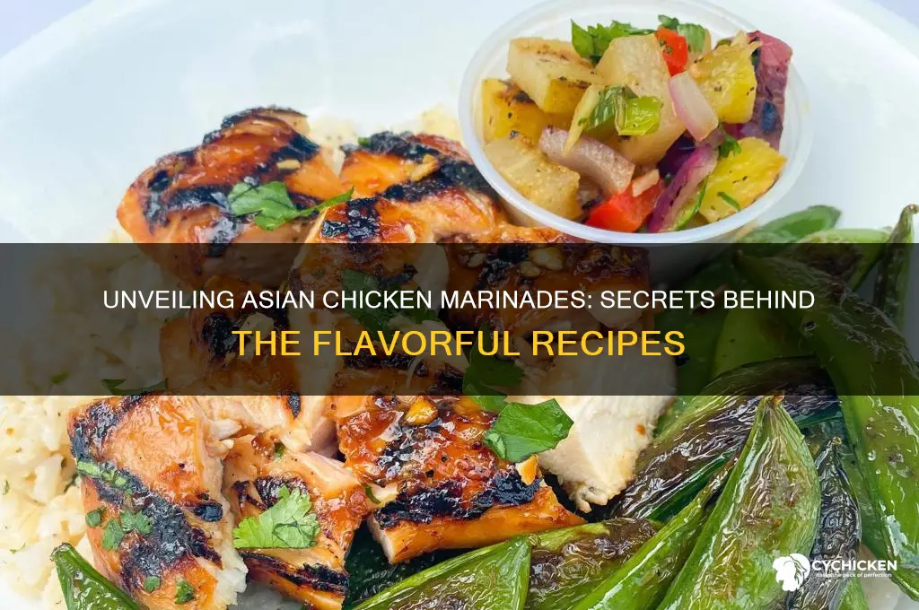 what do asian restaurants marinade their chicken in