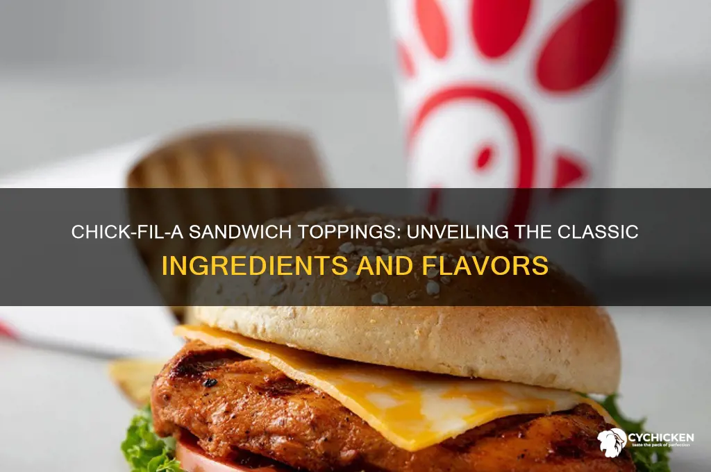 what do chick fil a sandwiches have on them