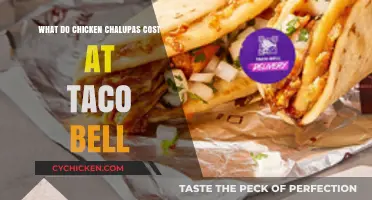 How Much Are Taco Bell's Chicken Chalupas? Pricing Revealed