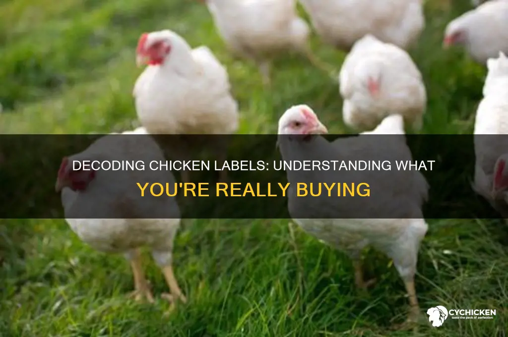 what do chicken labels really tell you