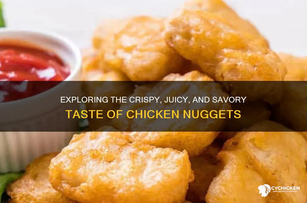 what do chicken nuggets taste like