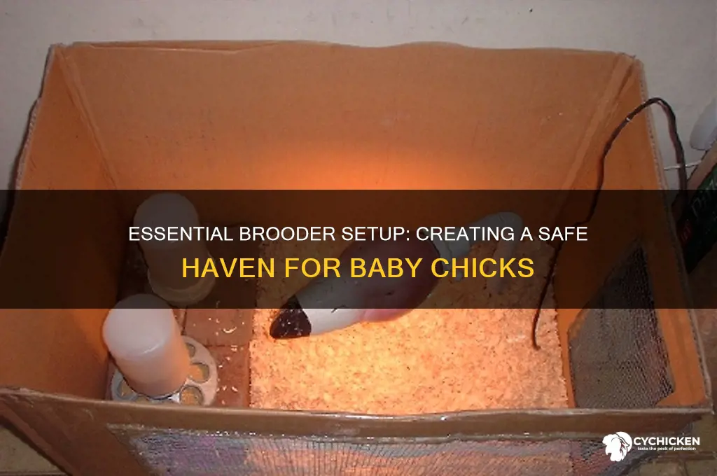 what do chicks need in a brooder