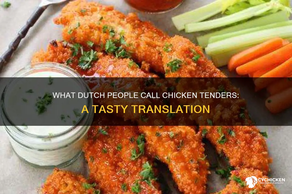 what do dutch people call chicken tenders
