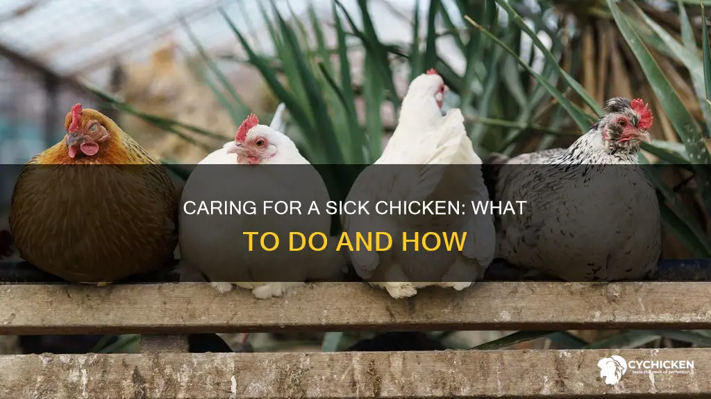 what do i do if my chicken is sick