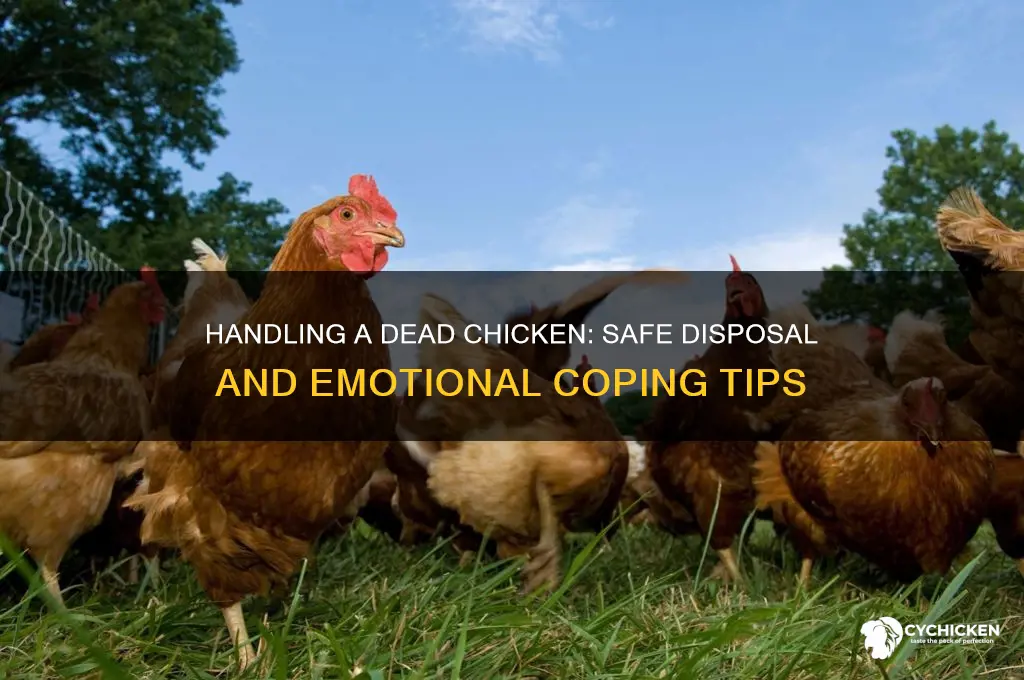 what do i do with a dead chicken